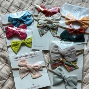 Blue and Pink Hair Accessories Set